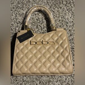 Bebe Quilted Mini Satchel